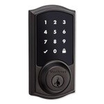 Kwikset SmartCode 916 Series Z-Wave Plus Traditional Touchscreen Electronic Deadbolt, Venetian Bronze